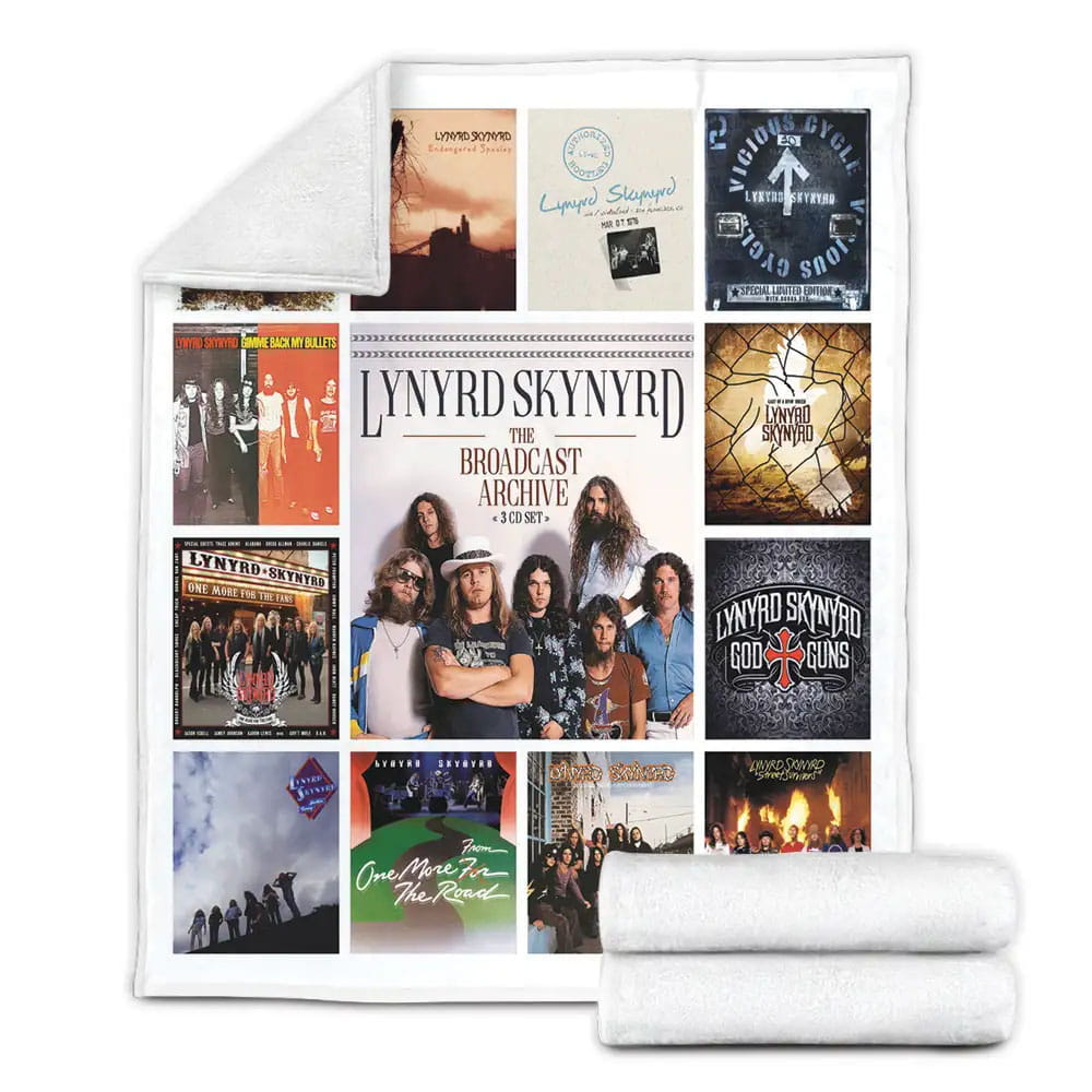 Lynyrd Skynyrd Blanket Fleece Blanket Gift For Wife Husband Besties