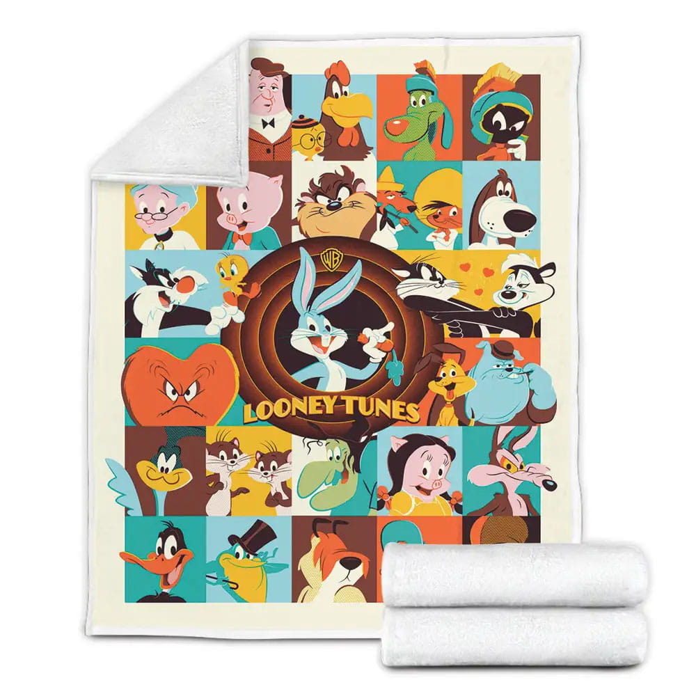 Looney Tunes All Characters Fleece Blanket Perfect 