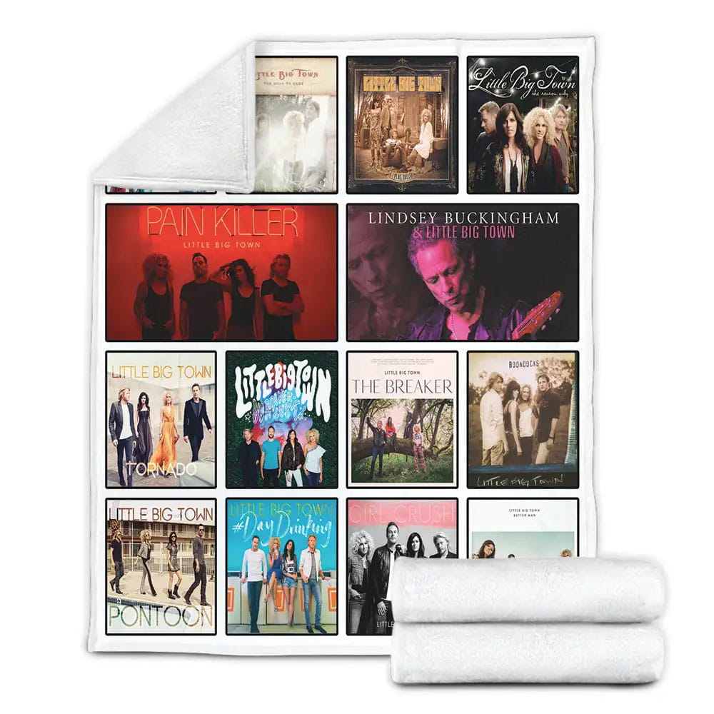 Little Big Town Album Covers Fleece Blanket Perfect 