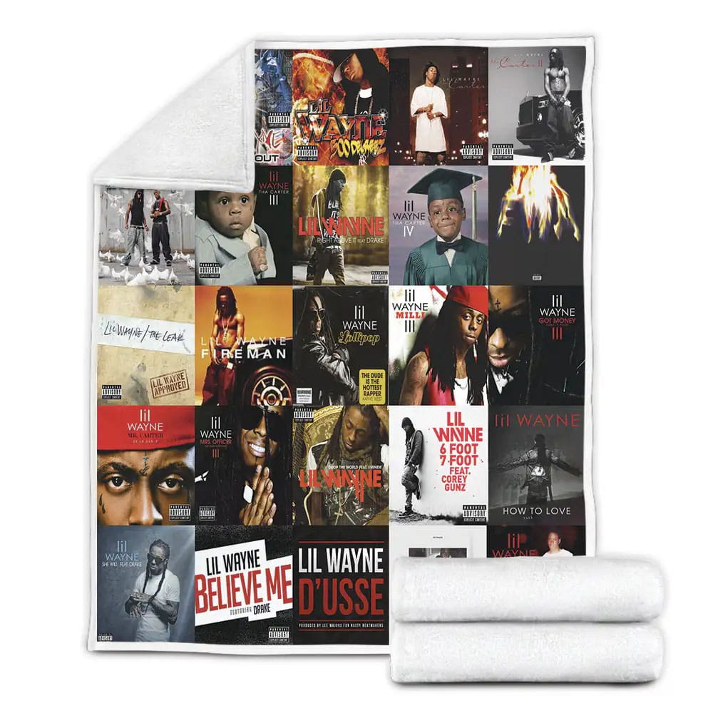 Lil Wayne Fleece Blanket Gift For Mothers Day Fathers Day