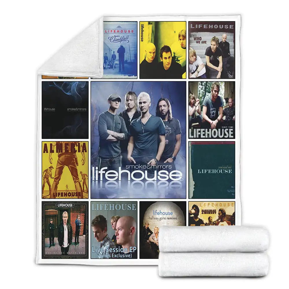 Lifehouse Fleece Blanket Gift For Wife Husband Besties