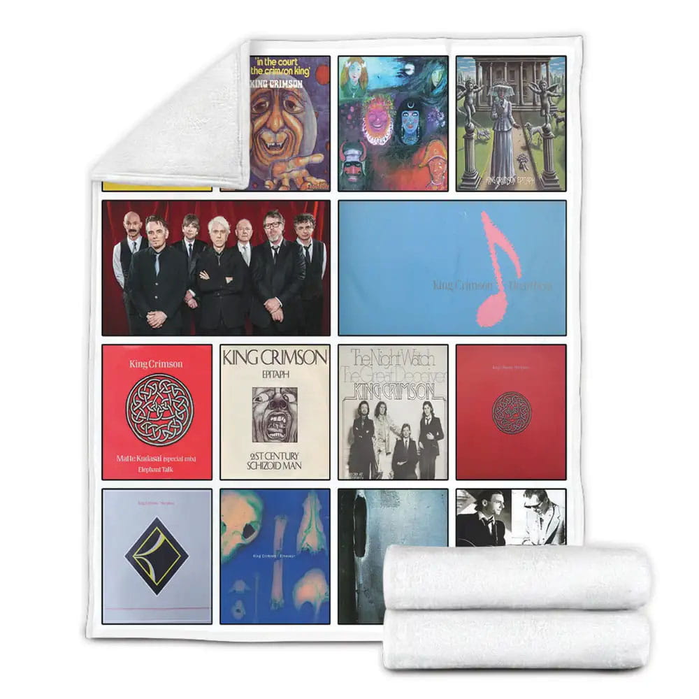 King Crimson Singles Fleece Blanket Perfect 