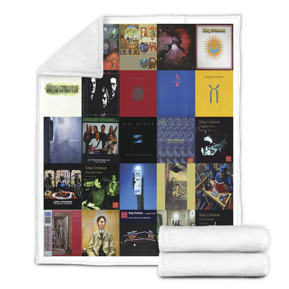 King Crimson Fleece Blanket Gift For Birthday Halloween Christmas