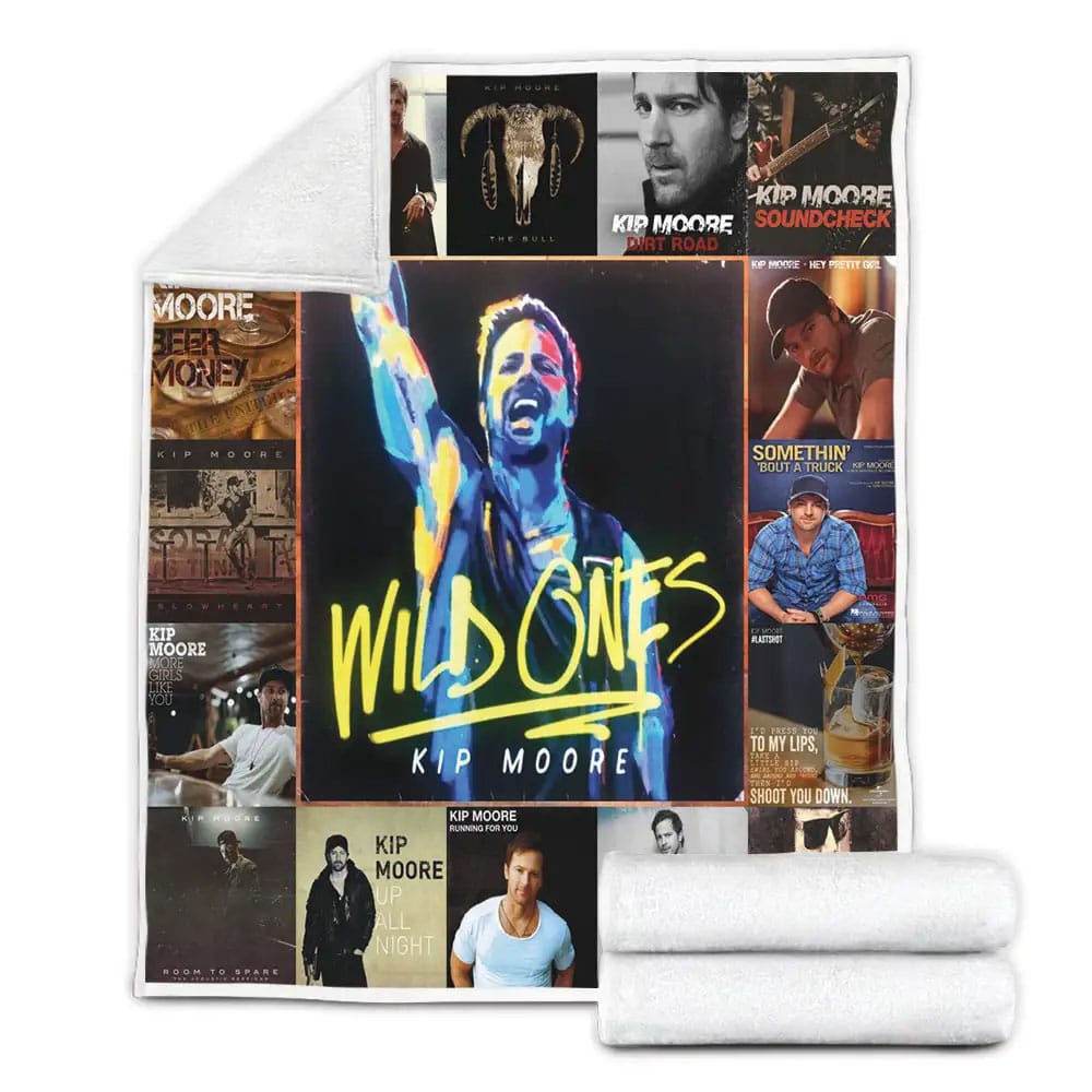Kip Moore Albums Fleece Blanket Gift For Mothers Day Fathers Day