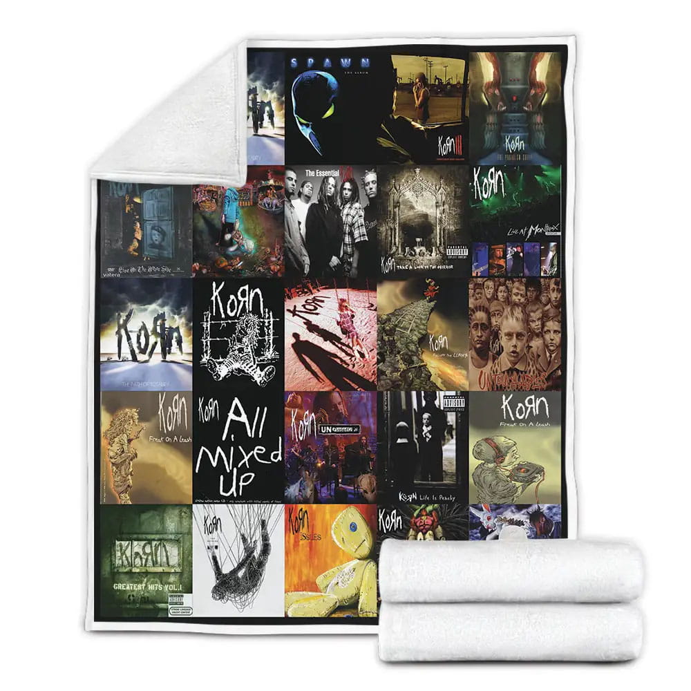Korn Fleece Blanket Gift For Wife Husband Besties