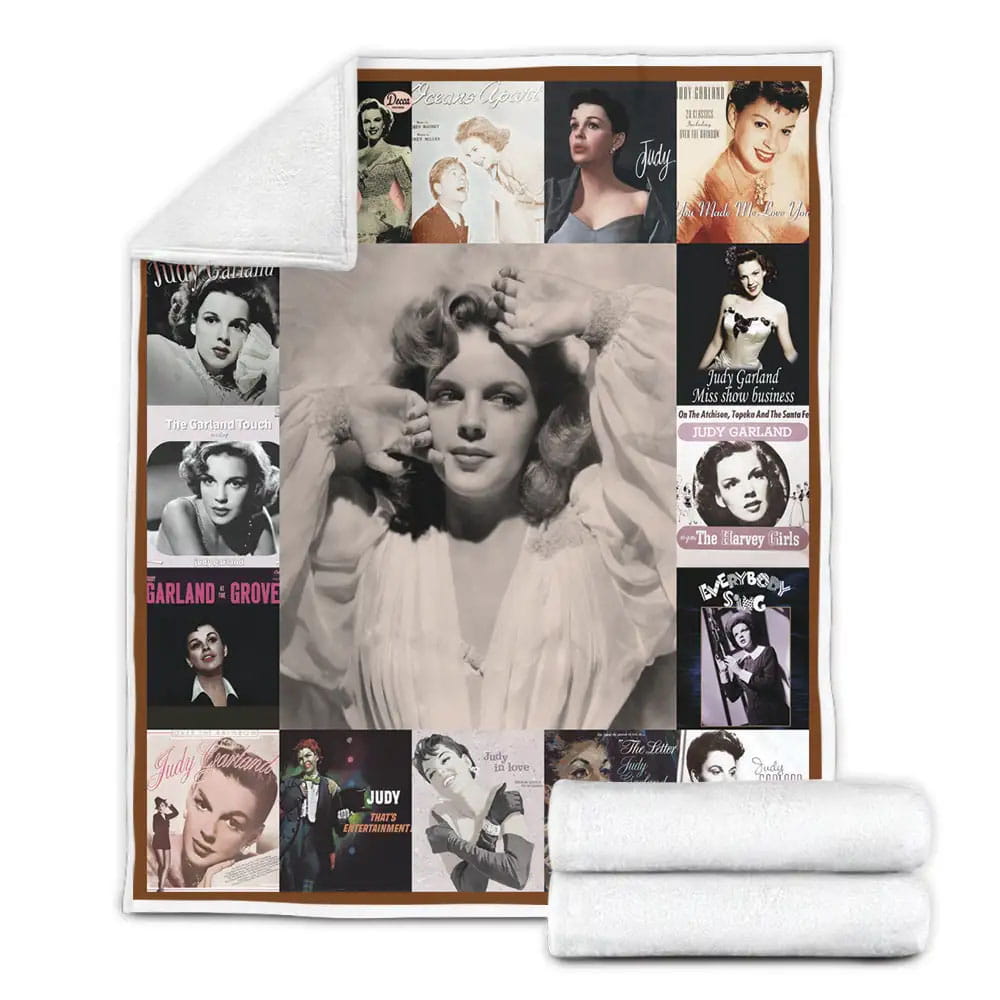 Judy Garland Albums Fleece Blanket Perfect 