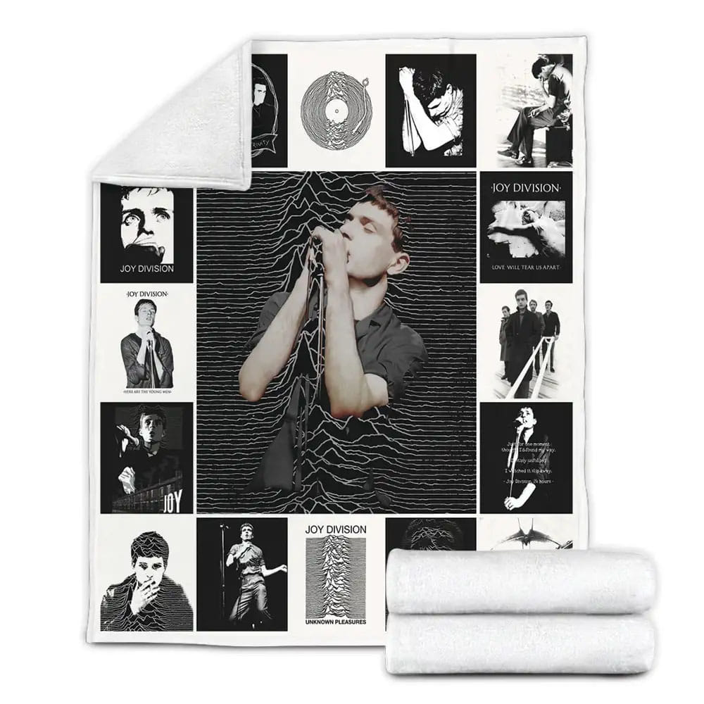 Joy Divisions Fleece Blanket Gift For Birthday Halloween Christmas