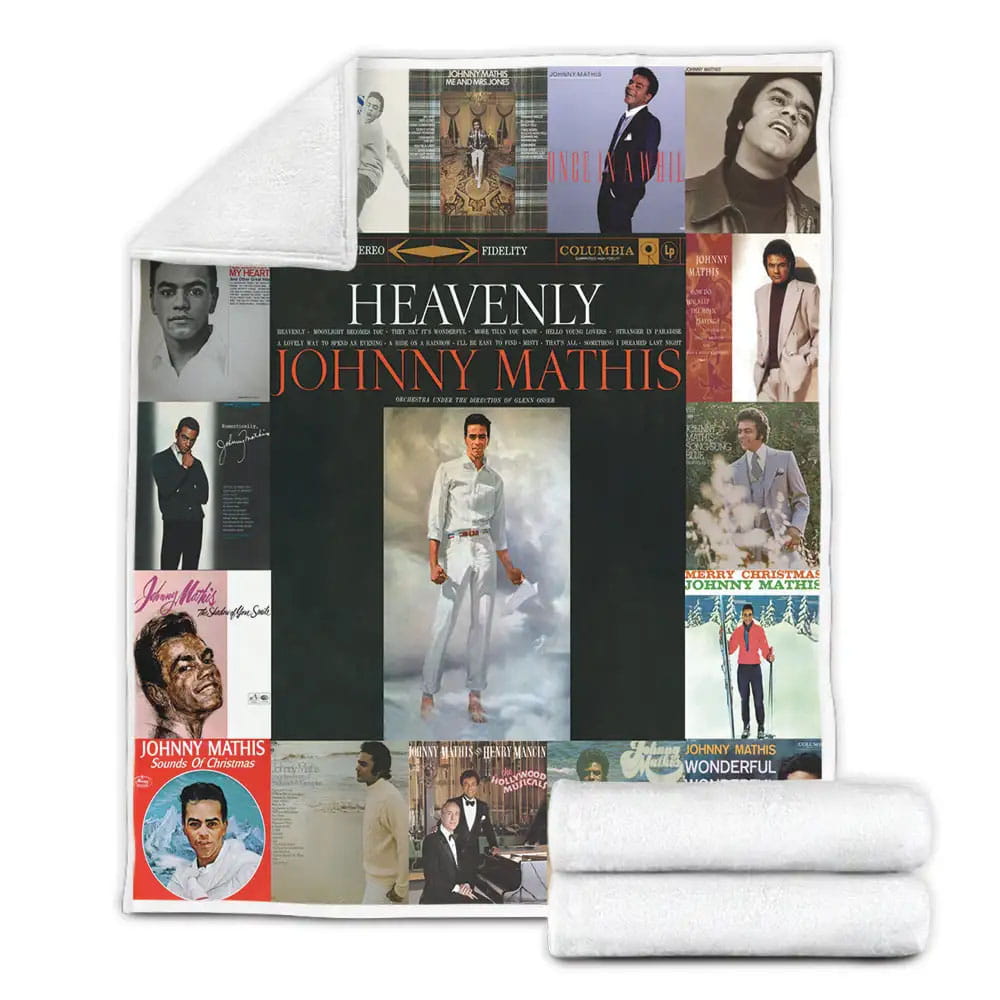 Johnny Mathis Fleece Blanket Gift For Wife Husband Besties