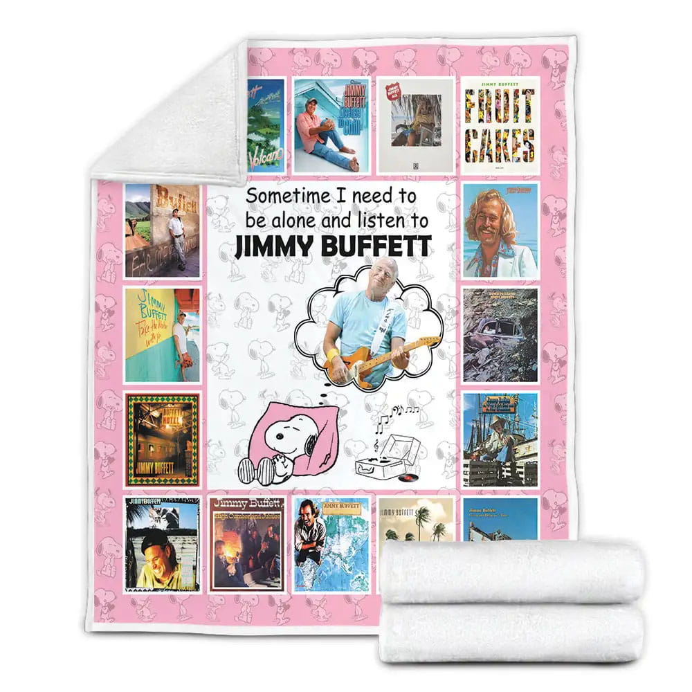 Jimmy Buffett Fleece Blanket Perfect 