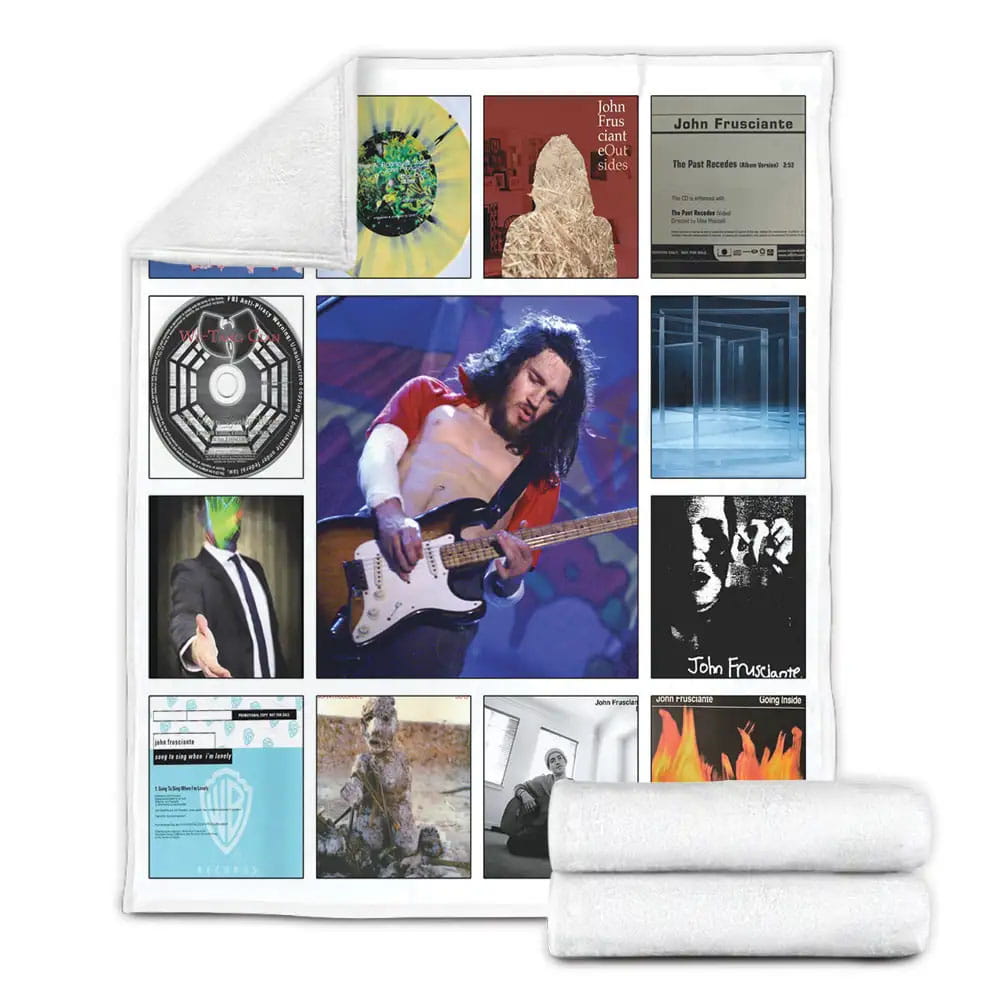 John Frusciante Albums Fleece Blanket Gift For Wife Husband Besties