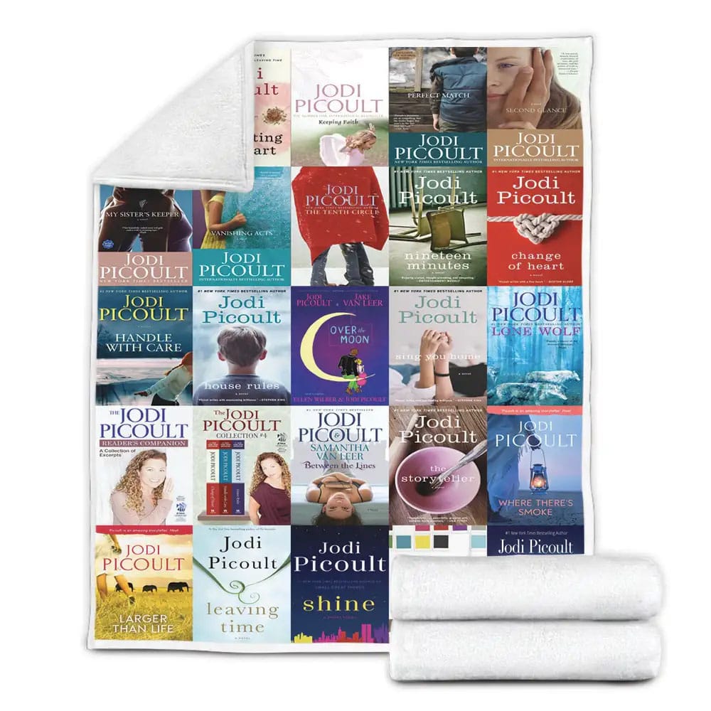 Jodi Picoult Books Fleece Blanket Gift For Mothers Day Fathers Day