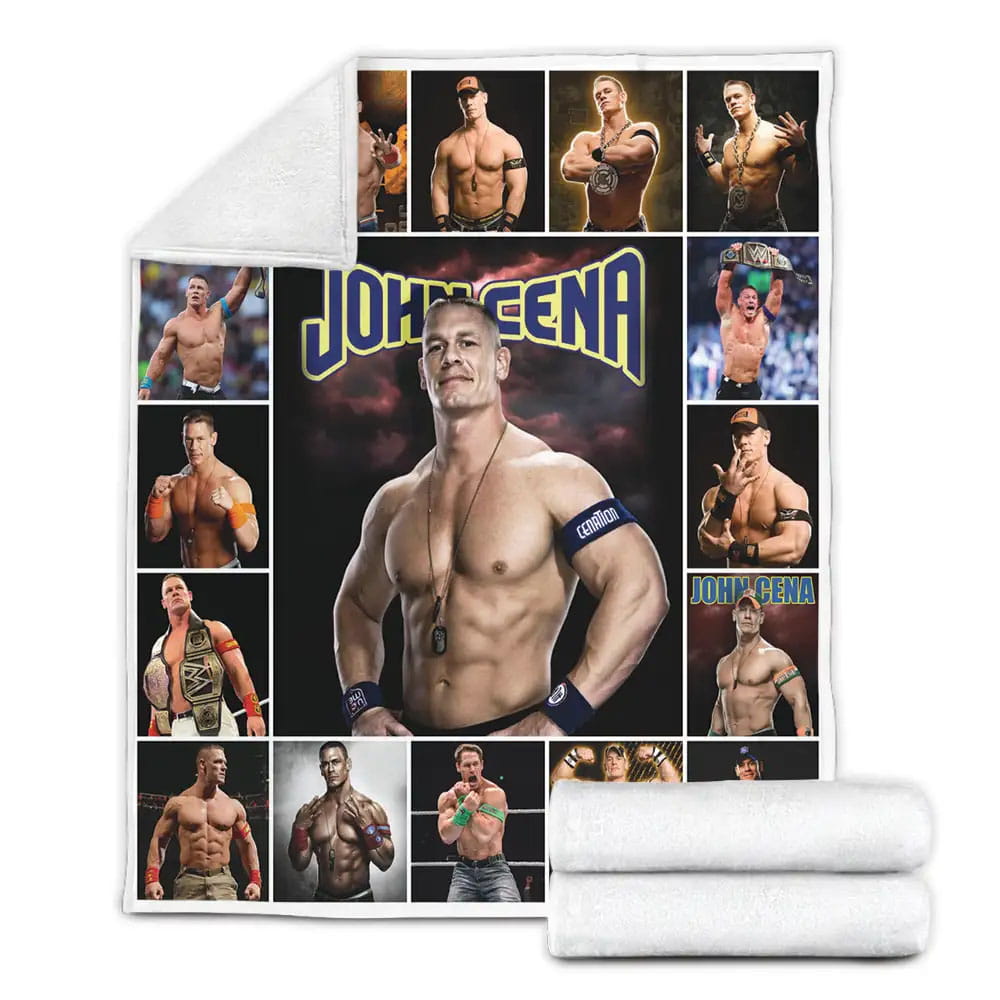 John Cena Fleece Blanket Gift For Wife Husband Besties