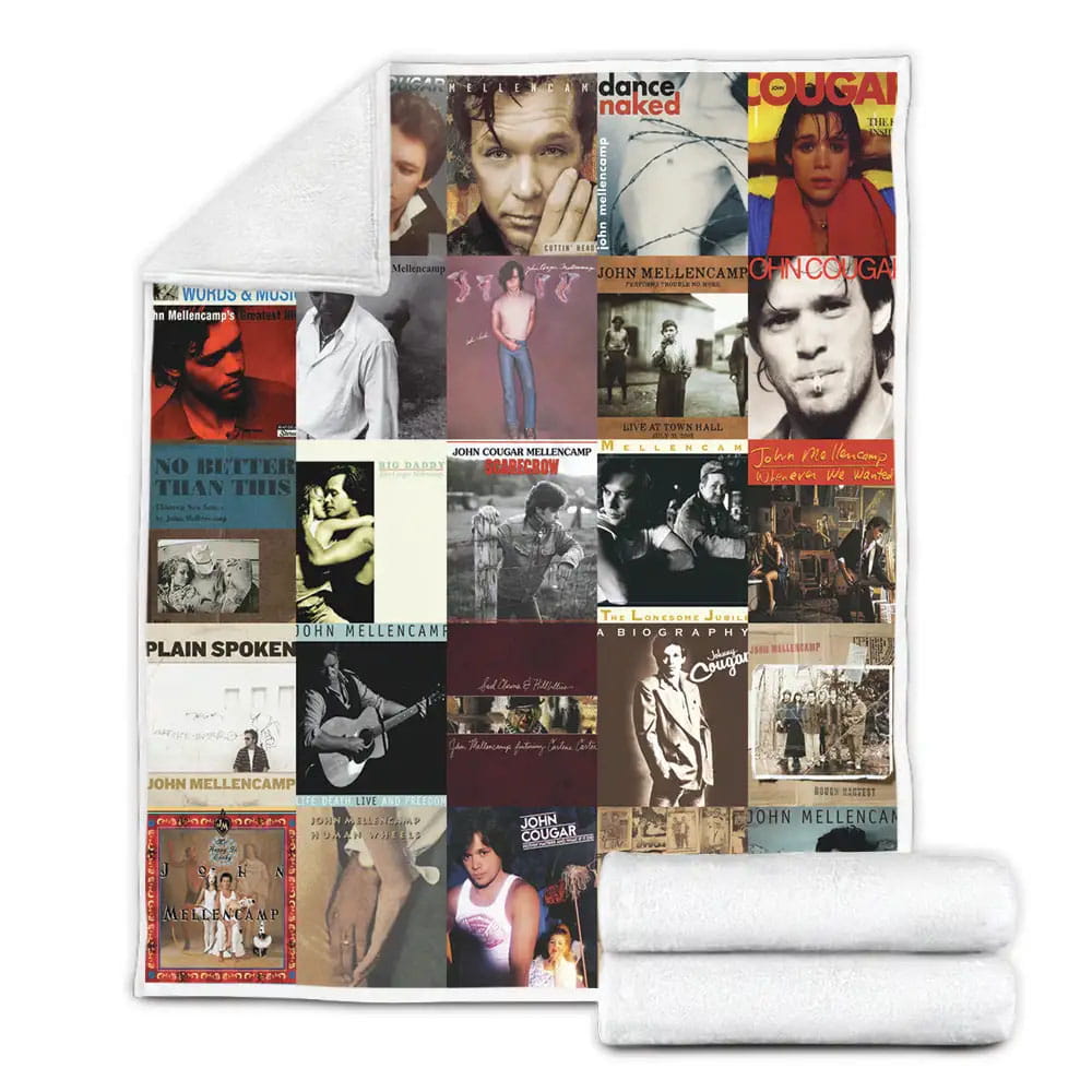 John Mellencamp Fleece Blanket Gift For Mothers Day Fathers Day
