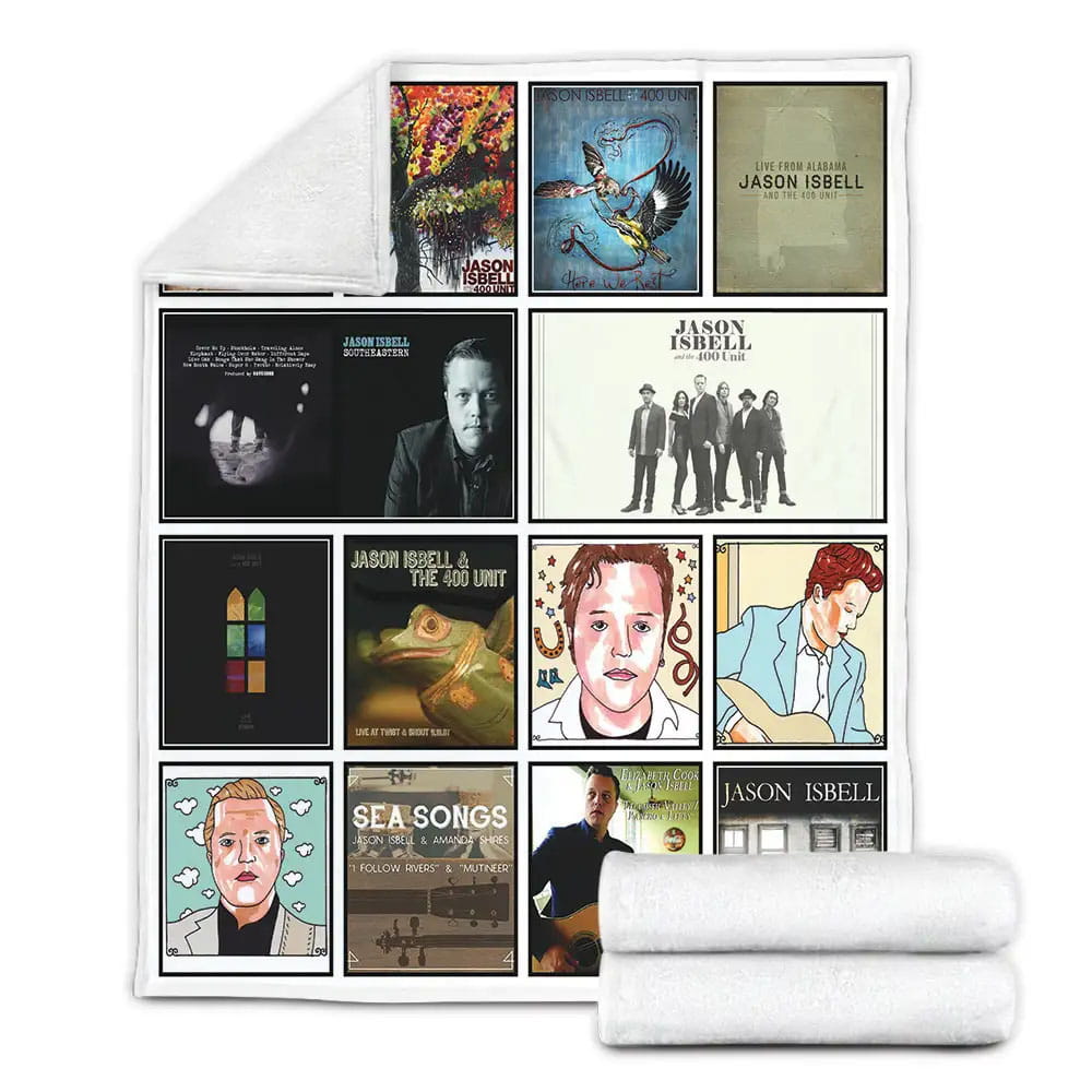 Jason Isbell Fleece Blanket Gift For Mothers Day Fathers Day