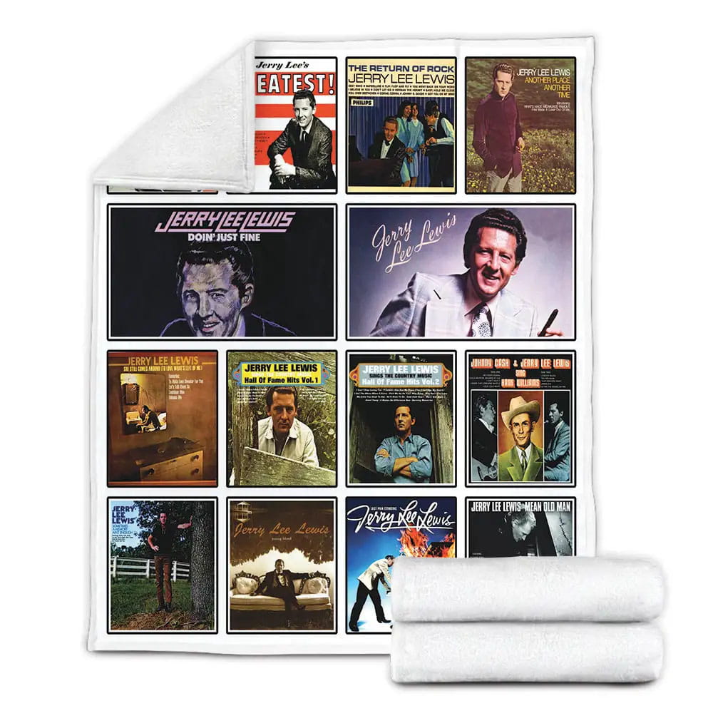 Jerry Lee Lewis Fleece Blanket Perfect 