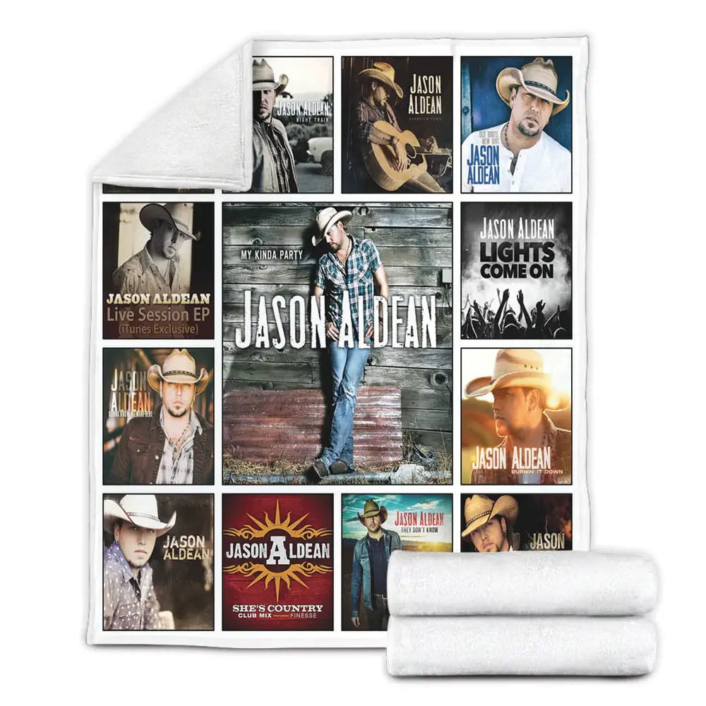 Jason Aldean Albums Fleece Blanket Perfect 