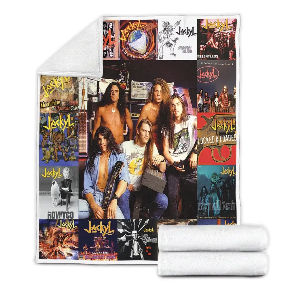 Jackyl Album Covers Fleece Blanket Gift For Wife Husband Besties