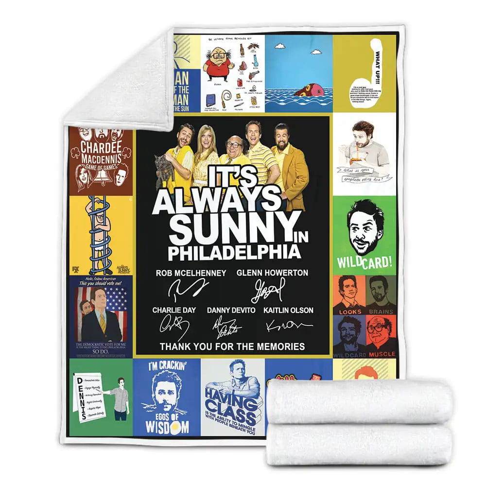 Its Always Sunny In Philadelphia Fleece Blanket Perfect 