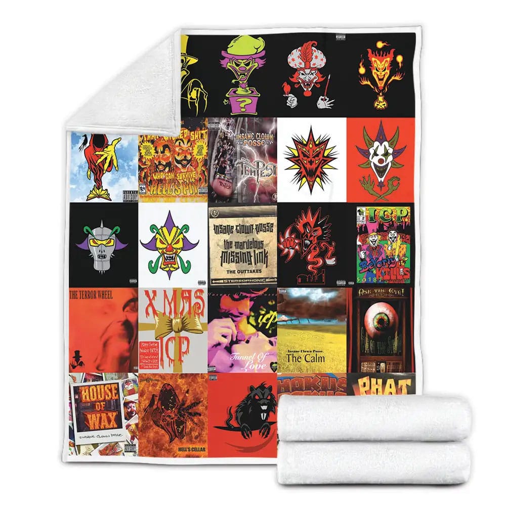Insane Clown Posse Fleece Blanket Gift For Wife Husband Besties