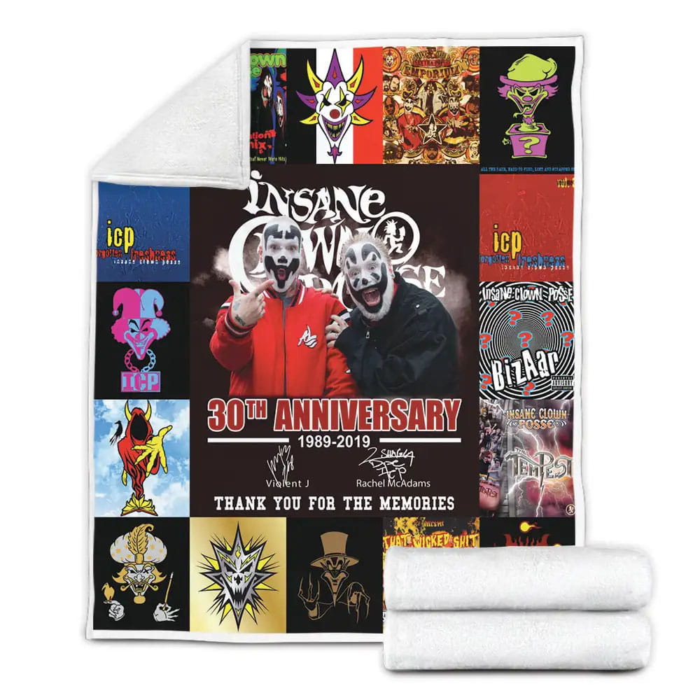 Insane Clown Posse Fleece Blanket Gift For Birthday Halloween Christmas