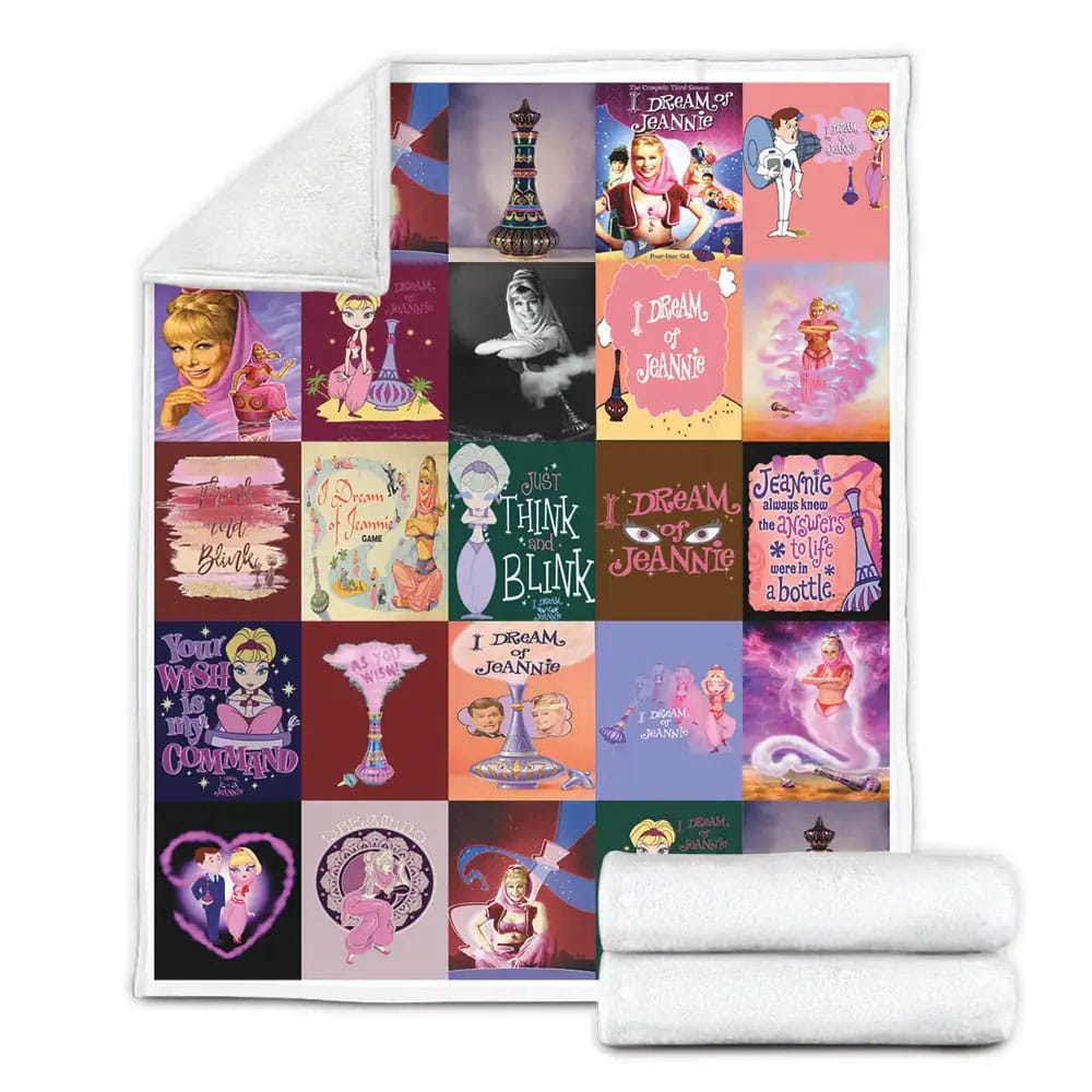 I Dream Of Jeannie Fleece Blanket Gift For Mothers Day Fathers Day