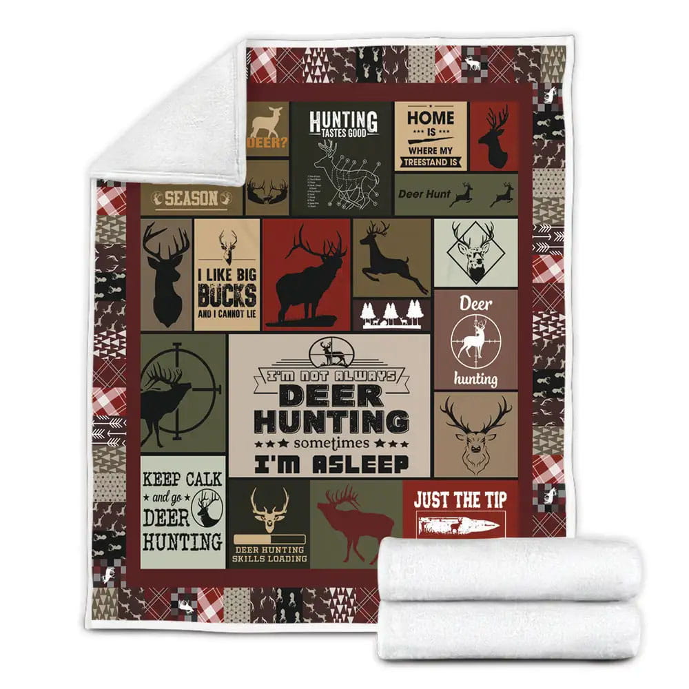 Hunting Fleece Blanket Perfect 