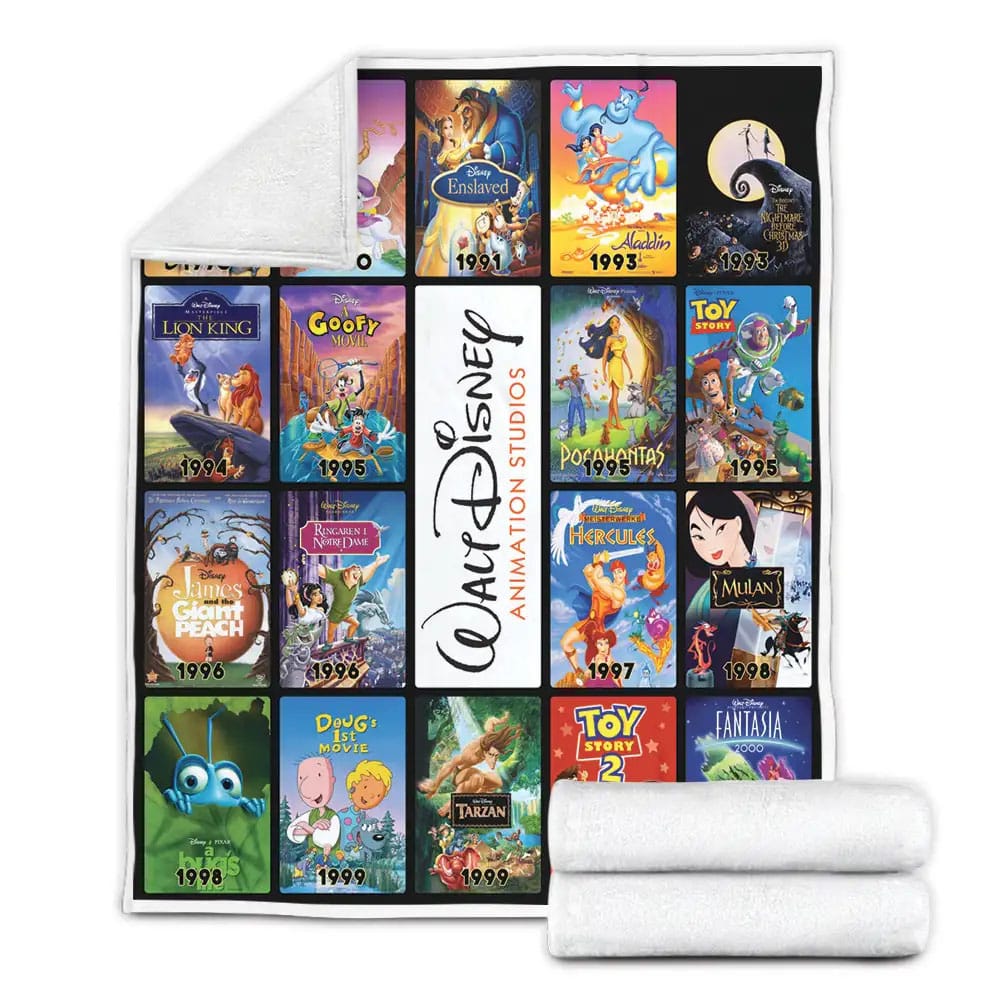 I Miss My Childhood Disney Fleece Blanket Gift For Mothers Day Fathers Day