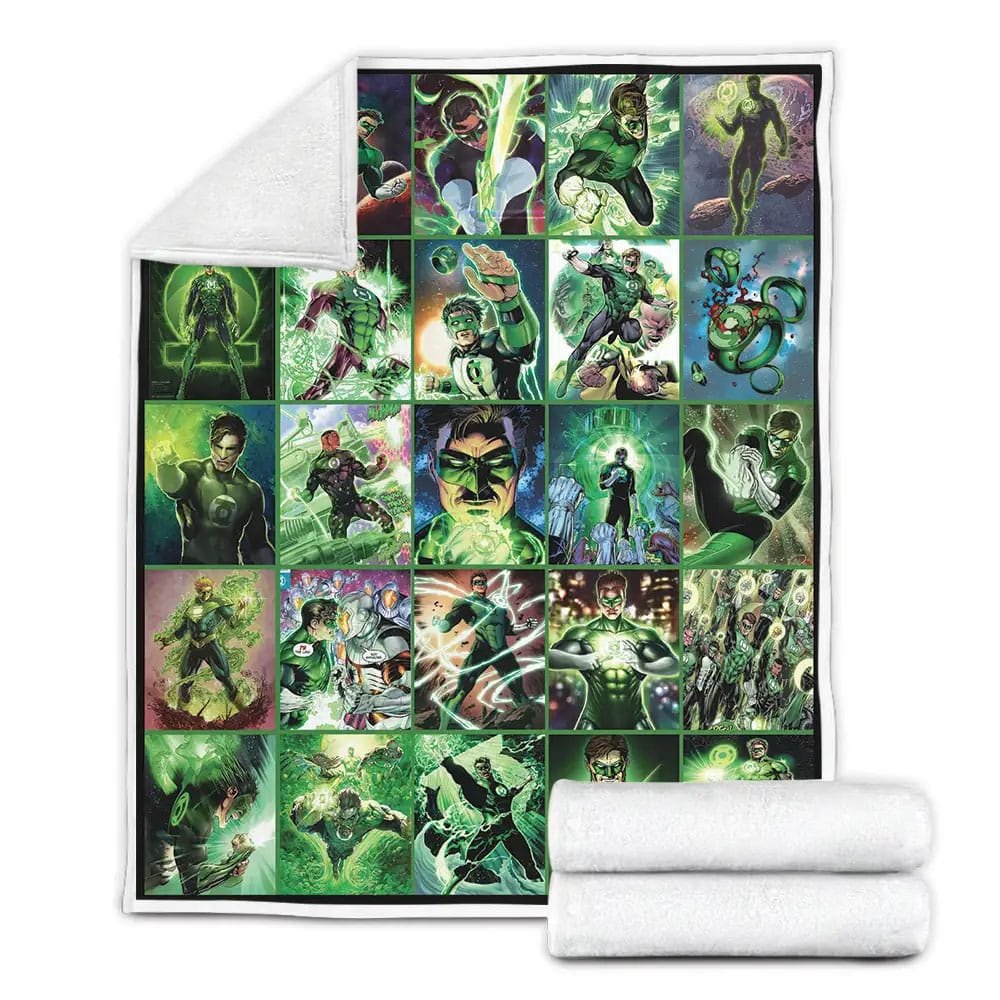 Green Lantern Fleece Blanket Perfect 