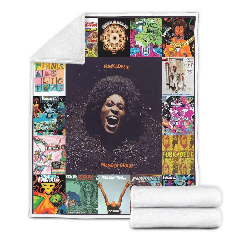 Funkadelic Fleece Blanket Gift For Birthday Halloween Christmas