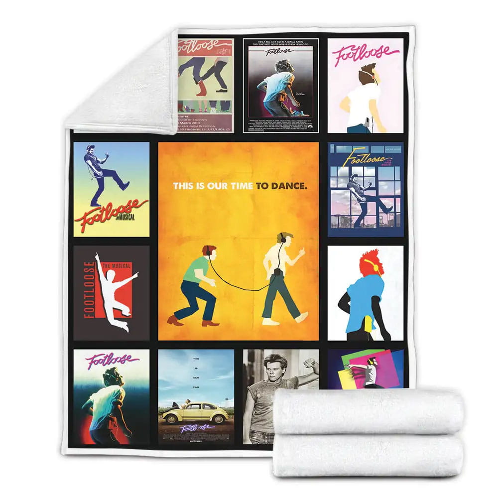Footloose Fleece Blanket Gift For Mothers Day Fathers Day
