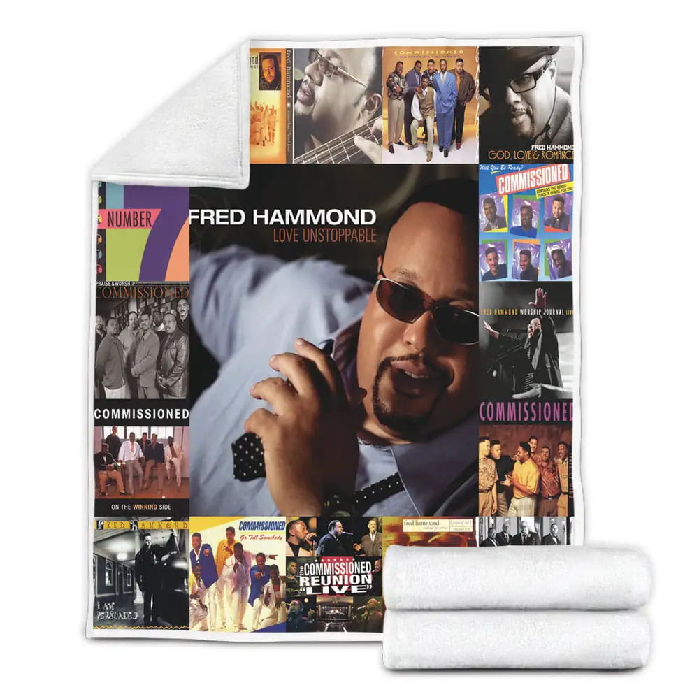 Fred Hammond Albums Fleece Blanket Gift For Birthday Halloween Christmas