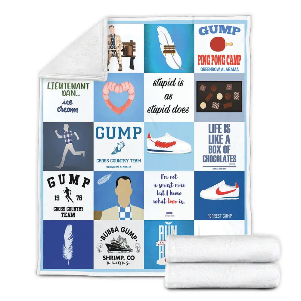 Forrest Gump Fleece Blanket Perfect 