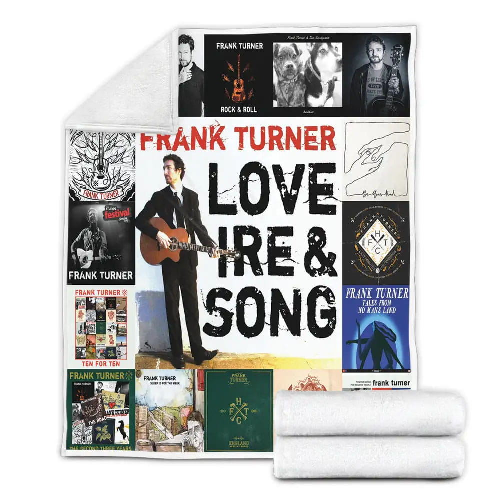 Frank Turner Albums Fleece Blanket Gift For Mothers Day Fathers Day