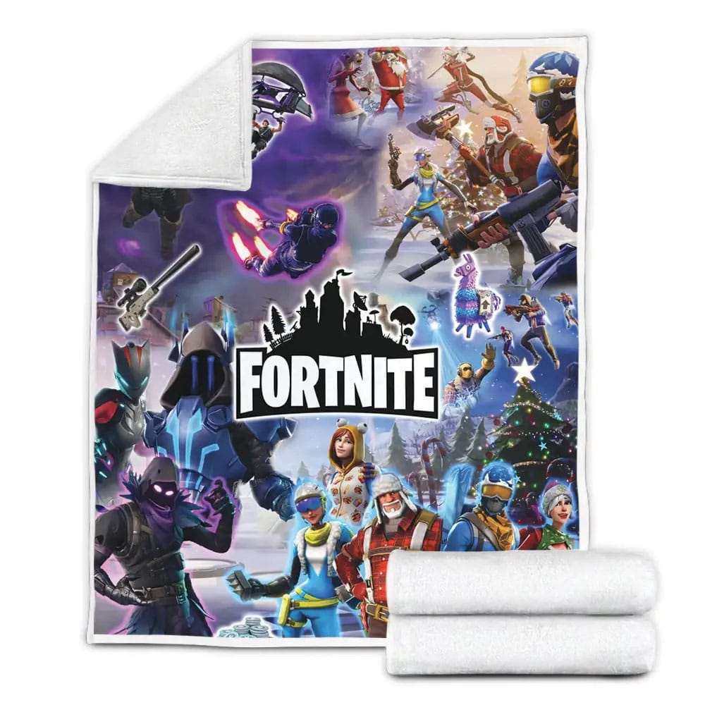 Fortnite Blanket Fleece Blanket Gift For Birthday Halloween Christmas