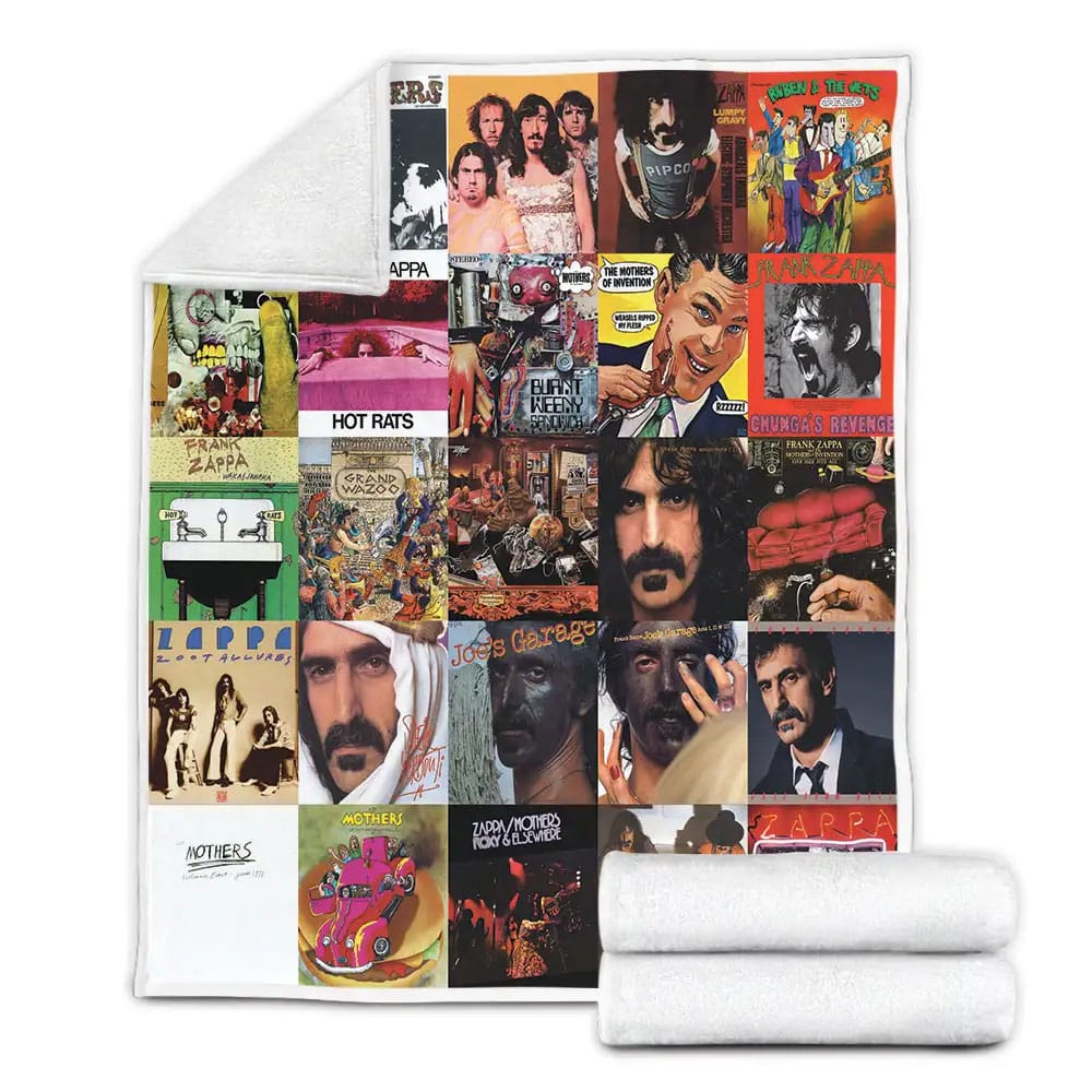 Frank Zappa Fleece Blanket Gift For Wife Husband Besties