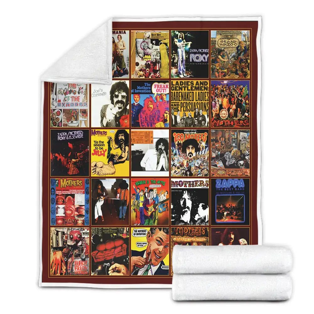 Frank Zappa Fleece Blanket Gift For Birthday Halloween Christmas