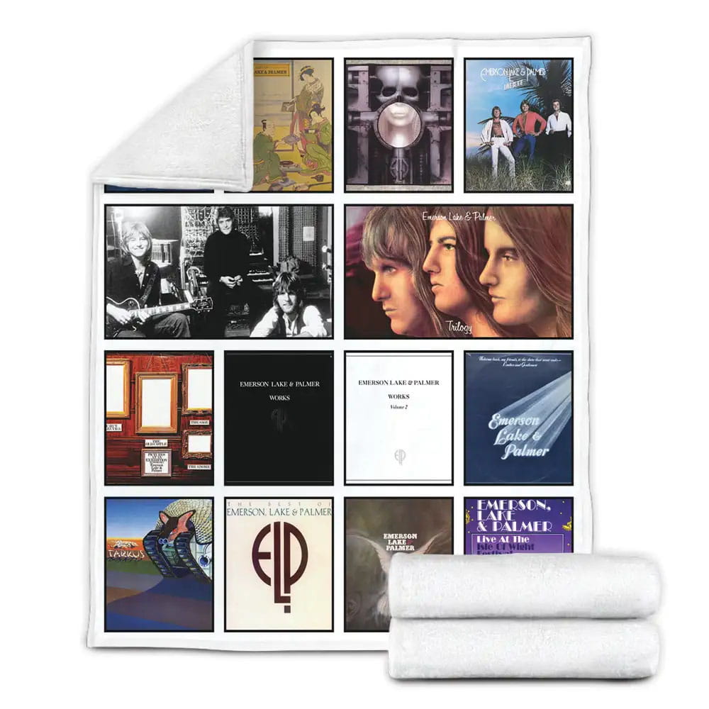Emerson Lake Amp Palmers Fleece Blanket Gift For Wife Husband Besties