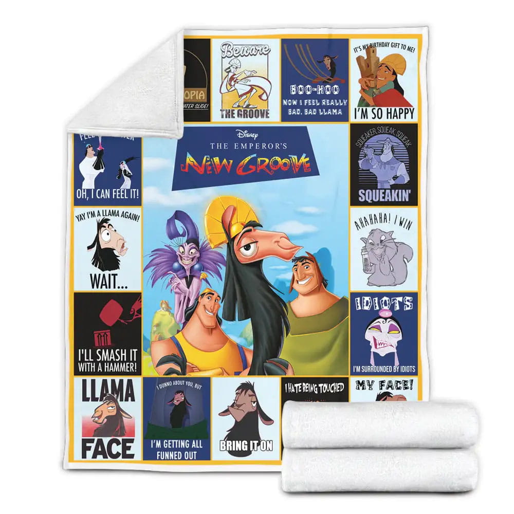 Emperors New Groove Fleece Blanket Perfect 