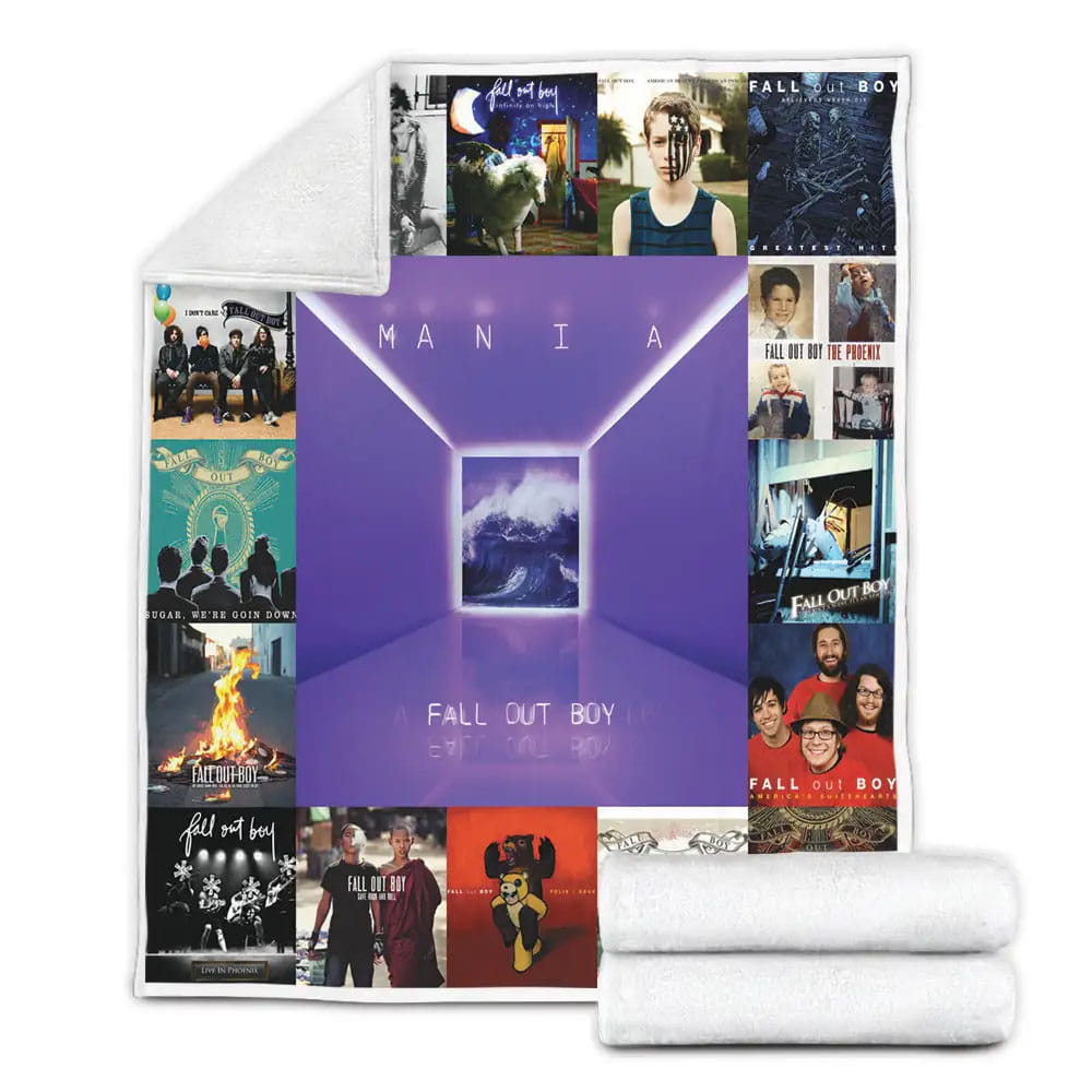 Fall Out Boy Albums Fleece Blanket Perfect 