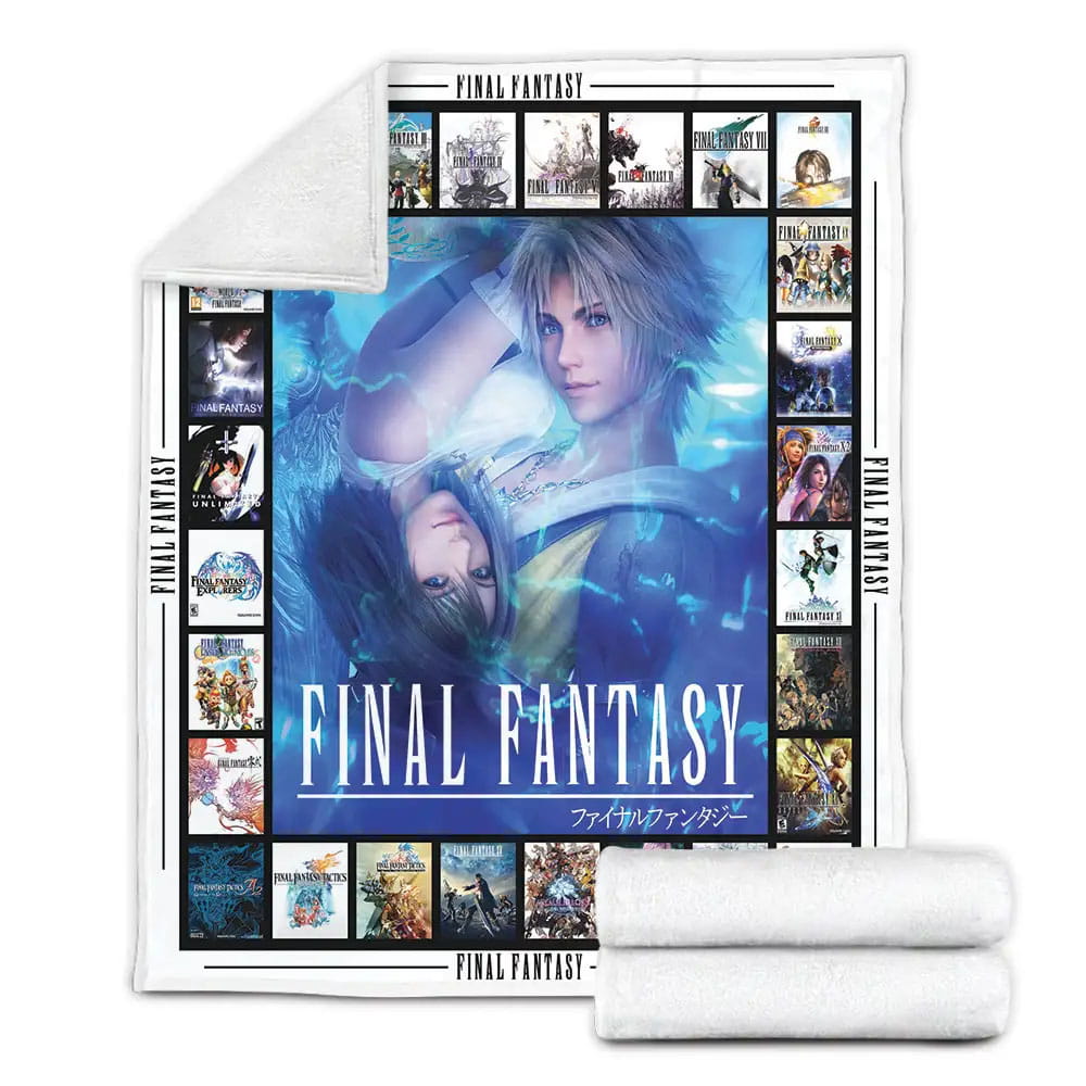 Final Fantasy Fleece Blanket Gift For Mothers Day Fathers Day