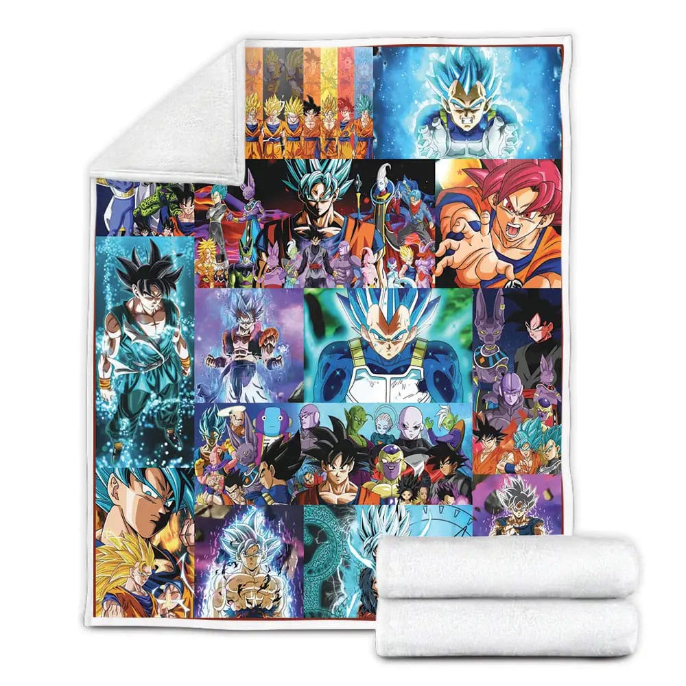Dragon Ball Fleece Blanket Gift For Mothers Day Fathers Day
