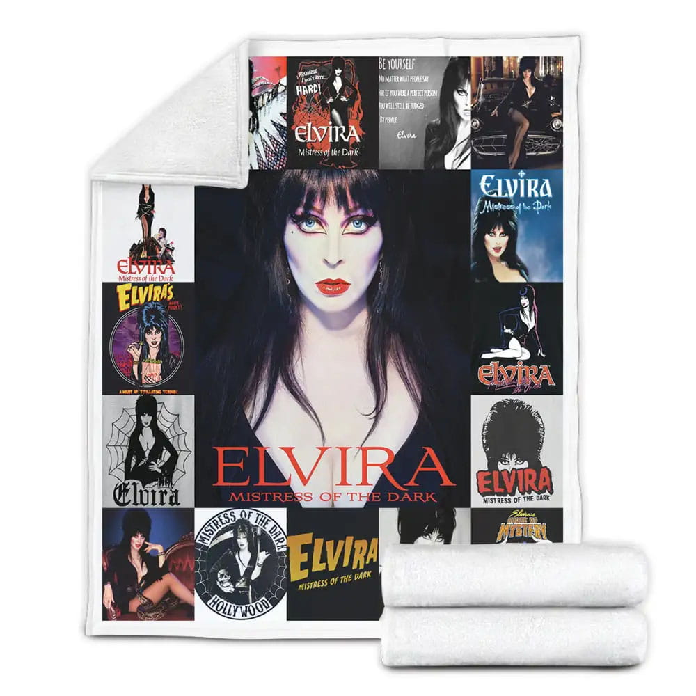Elvira Mistress Of The Darks Fleece Blanket Gift For Birthday Halloween Christmas