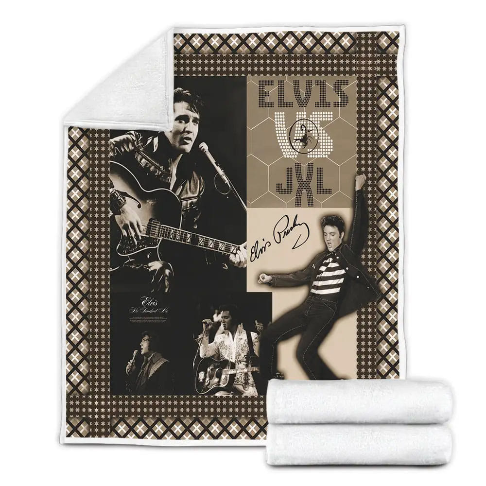 Elvis Presley Fleece Blanket Gift For Mothers Day Fathers Day