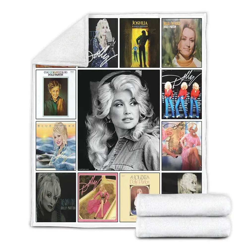 Dolly Parton Albums Fleece Blanket Perfect 