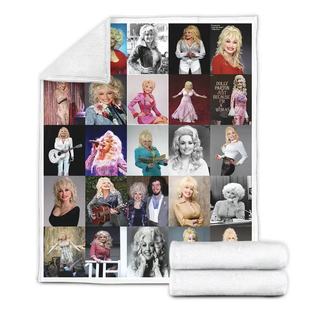 Dolly Parton Fleece Blanket Perfect 