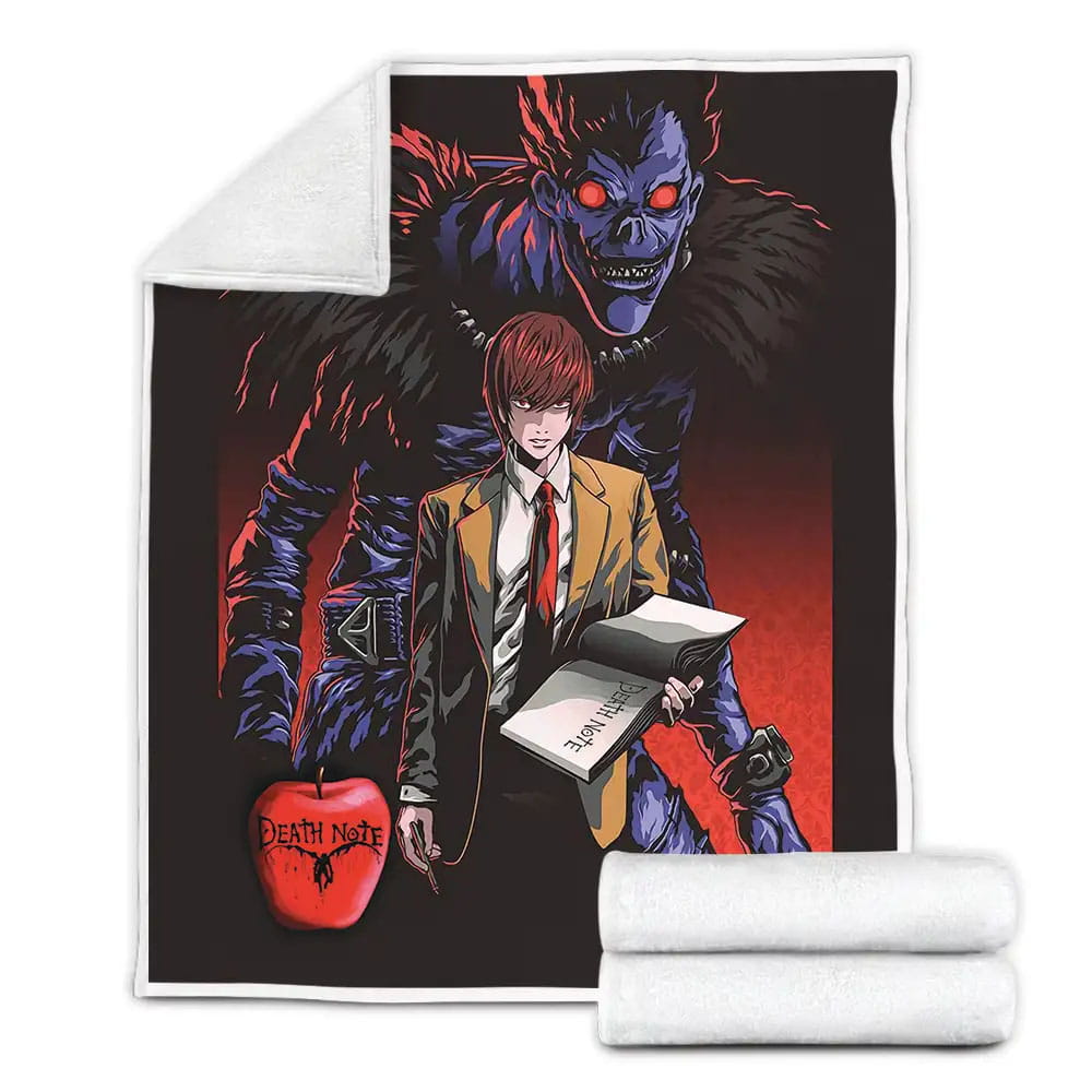 Death Note Fleece Blanket Gift For Mothers Day Fathers Day