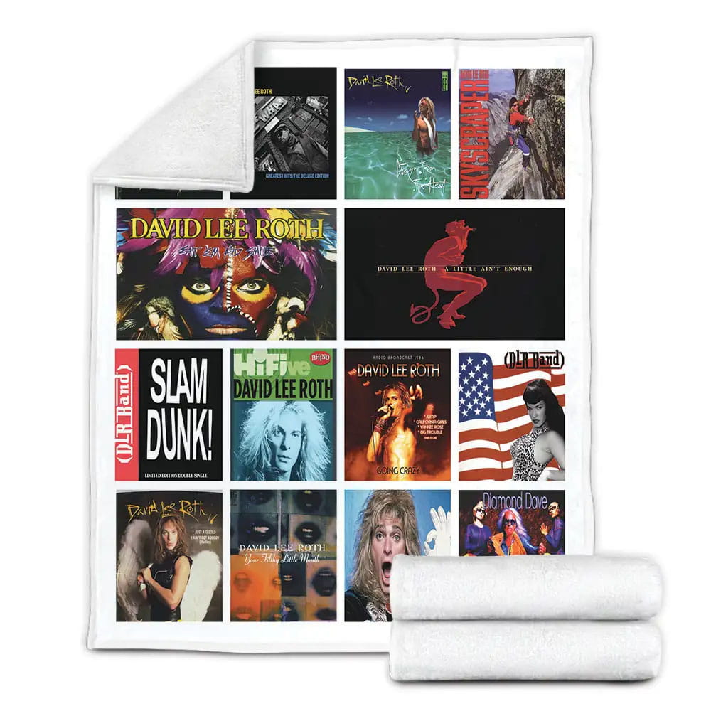 David Lee Roth Albums Fleece Blanket Perfect 