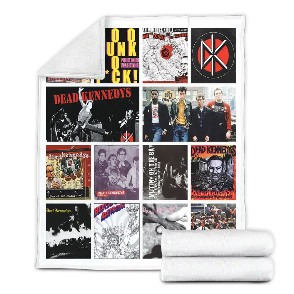 Dead Kennedys Albums Fleece Blanket Gift For Birthday Halloween Christmas