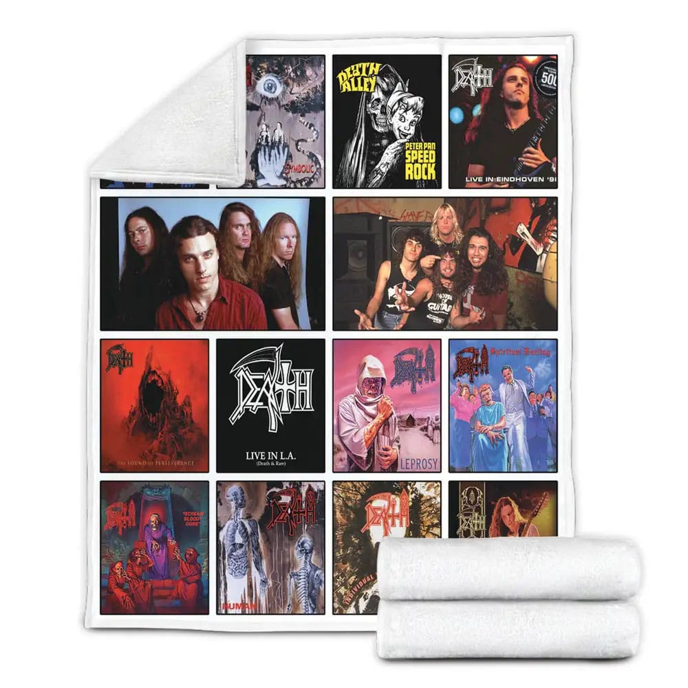 Death Albums Fleece Blanket Gift For Wife Husband Besties