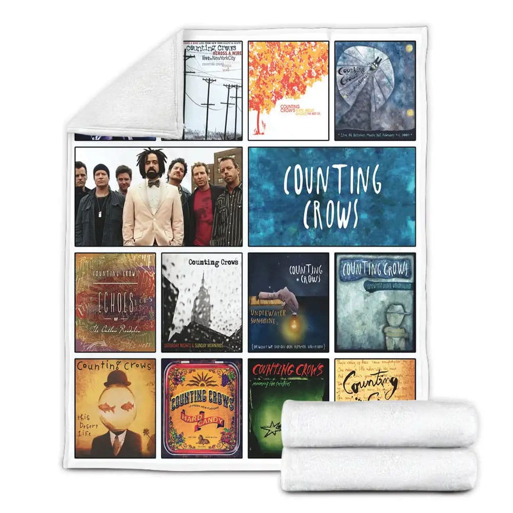 Counting Crows Album Fleece Blanket Perfect 